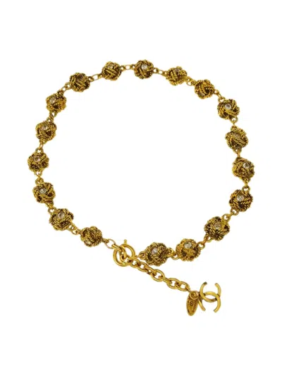 Pre-owned Chanel 1990-2000s Rhinestone-embellished Necklace