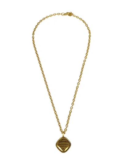 Pre-owned Chanel 1990-2000s Rhombus Necklace