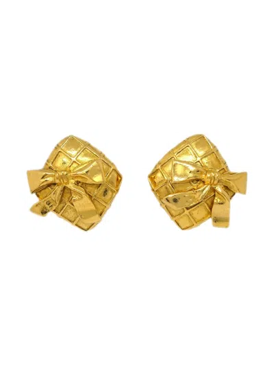 Pre-owned Chanel 1990-2000s Rhombus-shape Earrings
