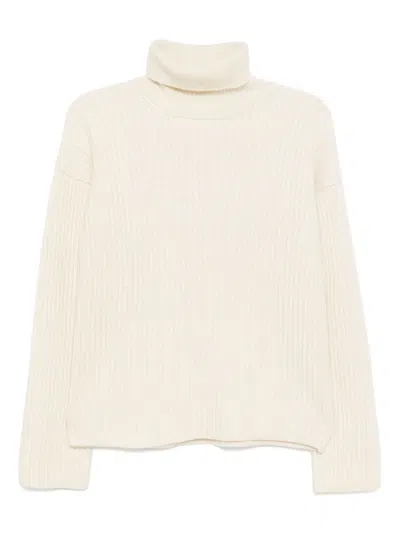 Pre-owned Chanel 1990-2000s Roll-neck Jumper In White