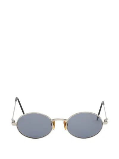 Pre-owned Chanel 1990-2000s Round-frame Sunglasses In Silver