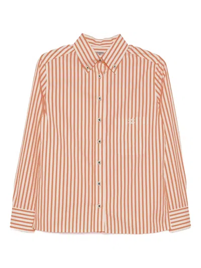 Pre-owned Chanel 1990-2000s Shirt In Orange