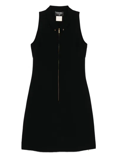Pre-owned Chanel 1990-2000s Sleeveless Dress In Black