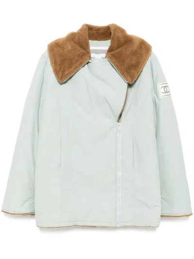 Pre-owned Chanel 1990-2000s Sport Line Zip Up Jacket In Blue