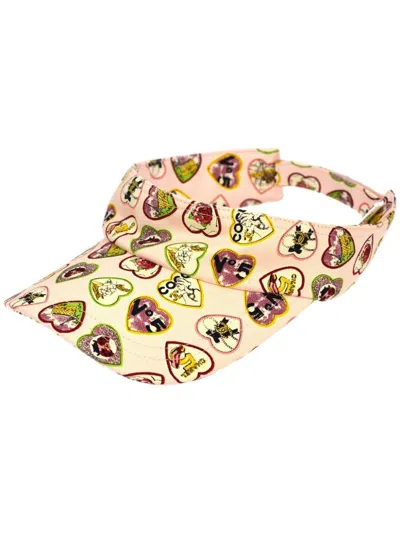 Pre-owned Chanel 1990-2000s Valentine Visor Hat In Pink