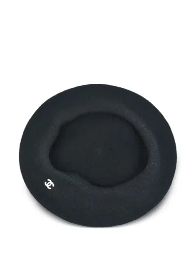 Pre-owned Chanel 1990-2000s Wool Beret Hat