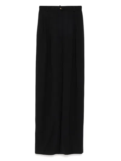 Pre-owned Chanel 1990-2000s Wool Trousers