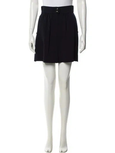 Pre-owned Chanel 1990's Mini Shorts In Black