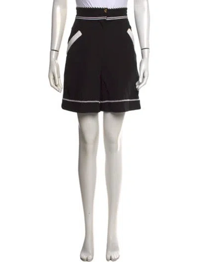 Pre-owned Chanel 1990 Mini Shorts In Black