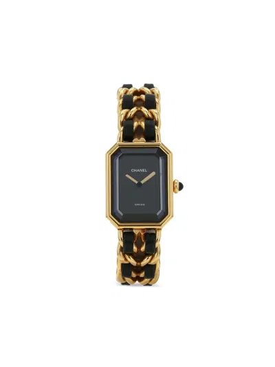 Pre-owned Chanel 1990 Première 20mm In Black