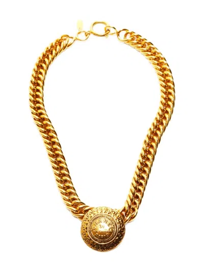 Pre-owned Chanel 1990s 31 Rue Cambon Necklace In Gold
