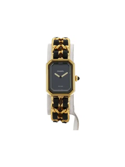 Pre-owned Chanel 1990s Medium Première 26mm In Black
