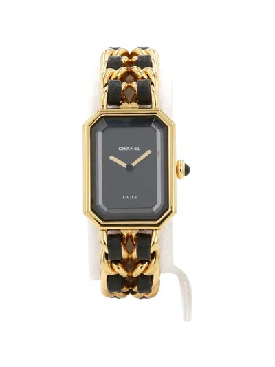 Pre-owned Chanel 1990s Première 26mm Watch In Black