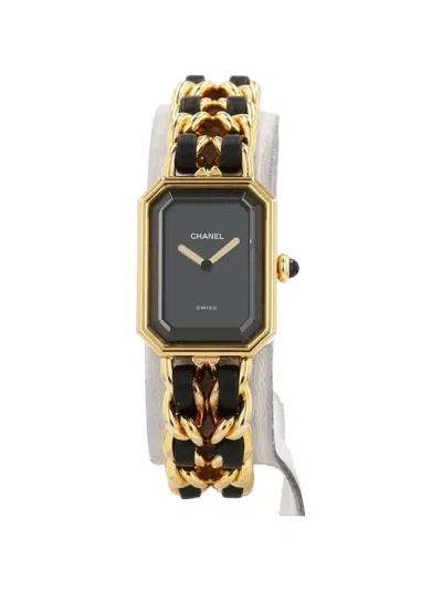 Pre-owned Chanel 1990s Première 26mm Watch In Black