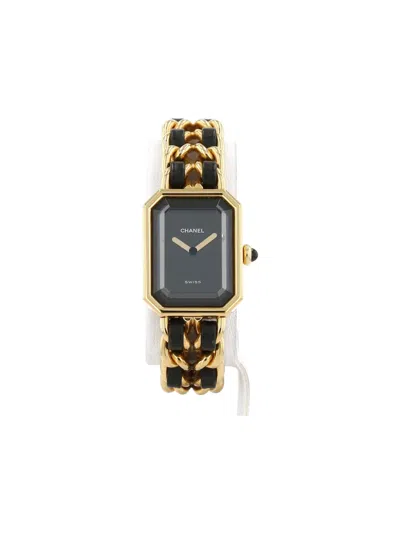 Pre-owned Chanel 1990s Small Première 20mm In Black