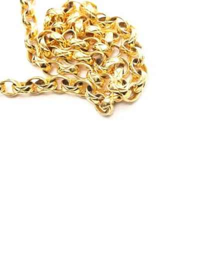 Pre-owned Chanel 1991-1994 Cc Quilted Lambskin Tassel Flap Camera Bag Crossbody Bag In Black