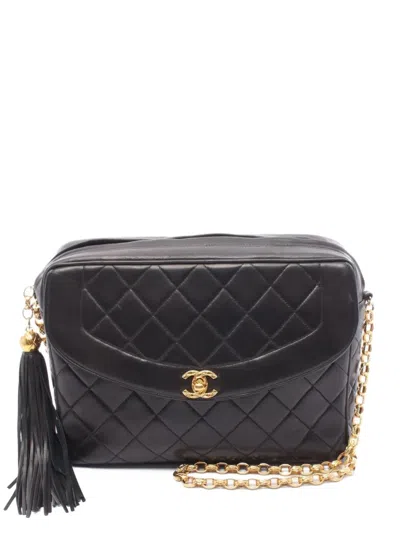 Pre-owned Chanel 1991-1994 Matelasse Flap Bag In Black