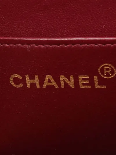 Pre-owned Chanel 1991-1994 Maxi Xl Classic Lambskin Single Flap Shoulder Bag In Black