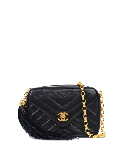 Pre-owned Chanel 1992 V-stitch Quilted Mini Bag