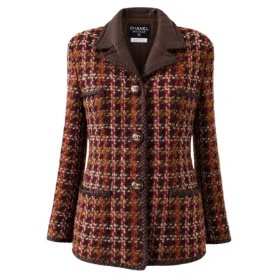 Pre-owned Chanel 1993 Equestrian Elegy Museum Level Tweed Jacket 38 Fr In Brown