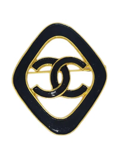 Pre-owned Chanel 1993 Rhombus-shape Brooch