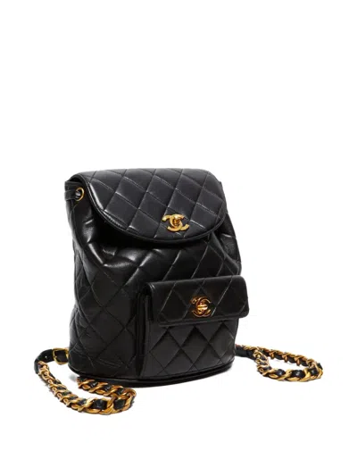 Pre-owned Chanel 1994-1996 Cc Mark Turn-lock Backpack