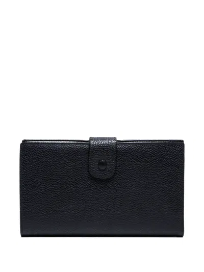 Pre-owned Chanel 1994-1996s Cc Mark Wallet In Black