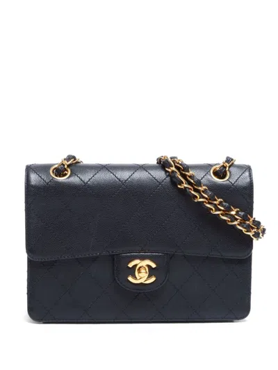 Pre-owned Chanel 1994-2000 Flap Shoulder Bag In Black