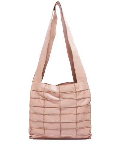 Pre-owned Chanel 1994-2000 Patchwork Leather Tote Bag In Neutrals