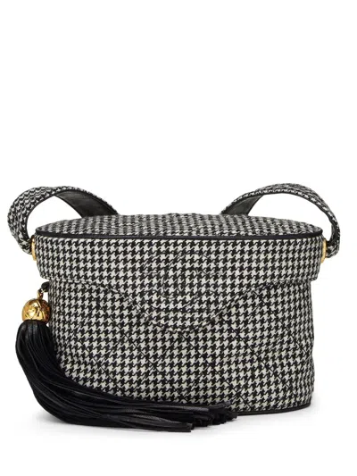 Pre-owned Chanel 1994 Binocular Case Crossbody Bag In Black
