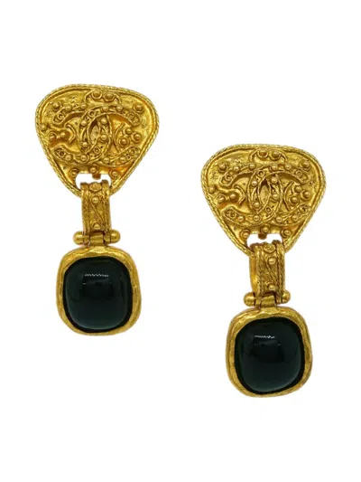 Pre-owned Chanel 1994 Clip-on Earrings In 金色