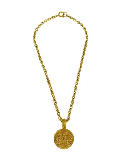 Pre-owned Chanel 1994 Medallion-pendant Necklace