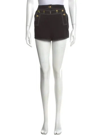 Pre-owned Chanel 1994 Mini Shorts In Black