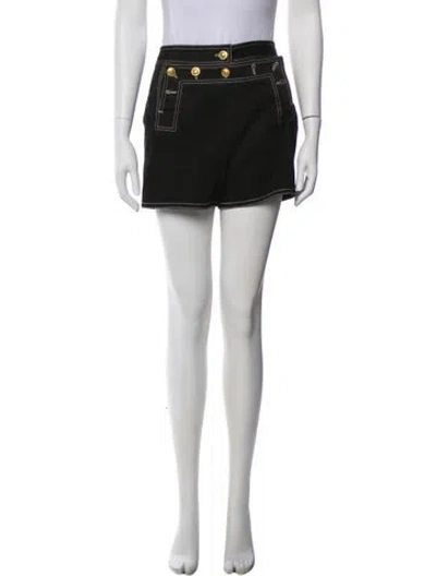 Pre-owned Chanel 1994 Mini Shorts In Black