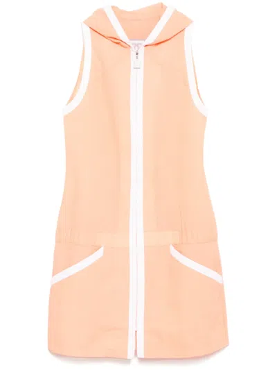 Pre-owned Chanel 1994 Sleeveless Dress In 橘色