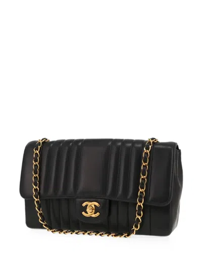 Pre-owned Chanel 1994 Timeless Classic Quilted Shoulder Bag In Black