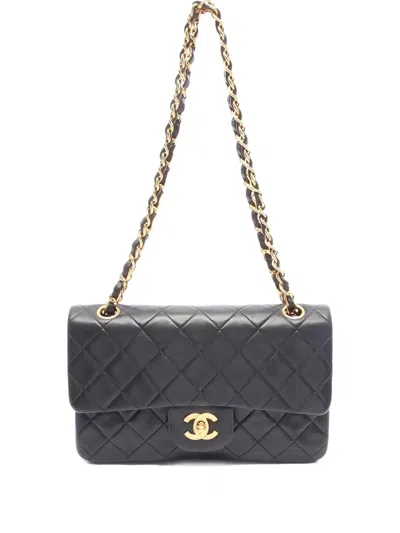 Pre-owned Chanel 1994~1996 Matelasse Flap Chain Shoulder Bag In Black