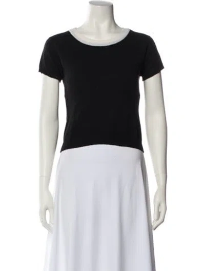 Pre-owned Chanel 1995 Cashmere Sweater In Black