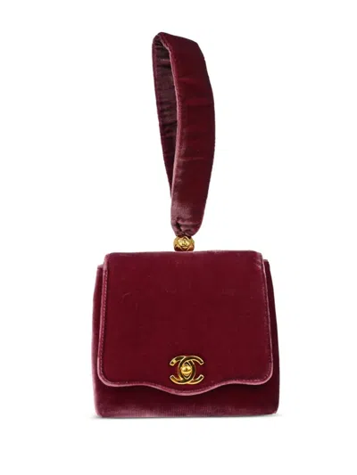 Pre-owned Chanel 1995 Cc Turn-lock Clutch Bag In 粉色