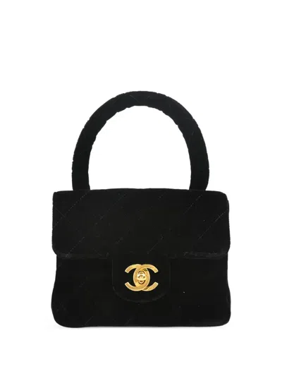 Pre-owned Chanel 1995 Classic Flap Handbag In Black