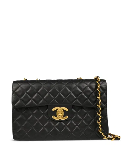 Pre-owned Chanel 1995 Classic Flap Shoulder Bag In 黑色
