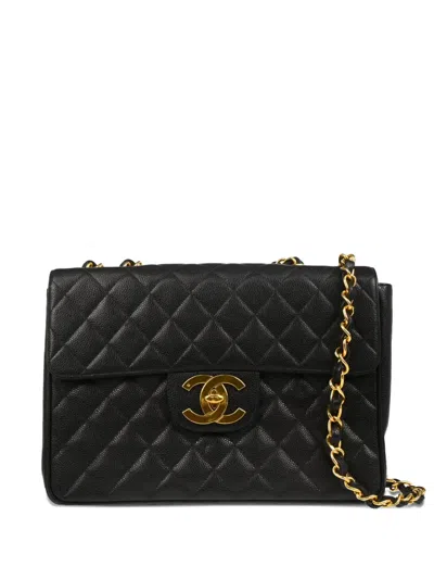 Pre-owned Chanel 1995 Jumbo Classic Flap Shoulder Bag