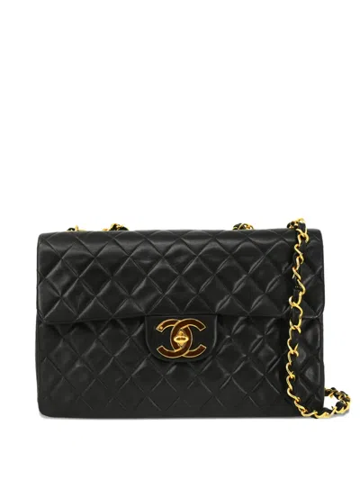 Pre-owned Chanel 1995 Maxi Classic Flap Leather Shoulder Bag