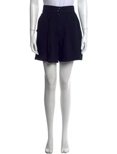 Pre-owned Chanel 1995 Mini Shorts In Blue