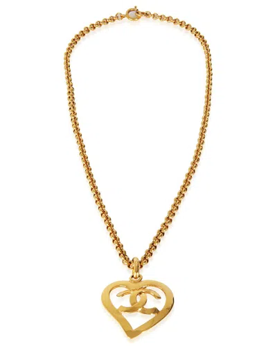 Pre-owned Chanel 1995 Plated Necklace (authentic Pre-loved)