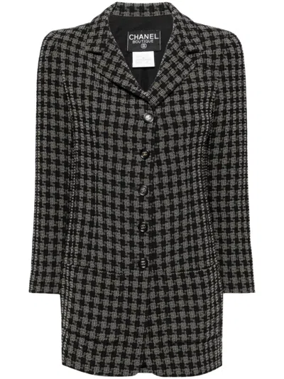 Pre-owned Chanel 1995 Single-breasted Blazer In Brown