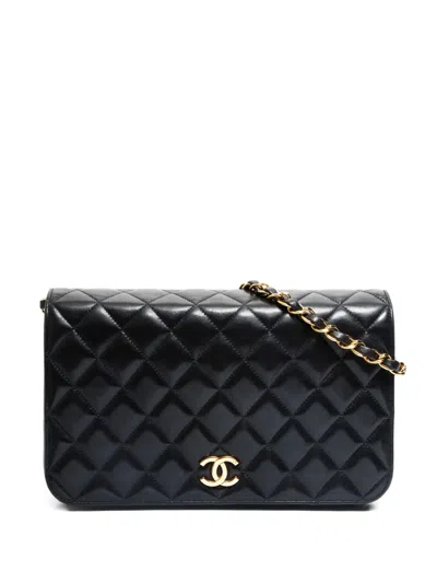 Pre-owned Chanel 1996-1997 Cc Mark Shoulder Bag In Black