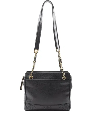Pre-owned Chanel 1996-1997 Triple Coco Chain Shoulder Bag