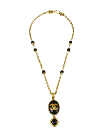 Pre-owned Chanel 1996 Cc-pendant Necklace