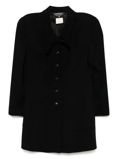 Pre-owned Chanel 1996 Single-breasted Jacket In Black